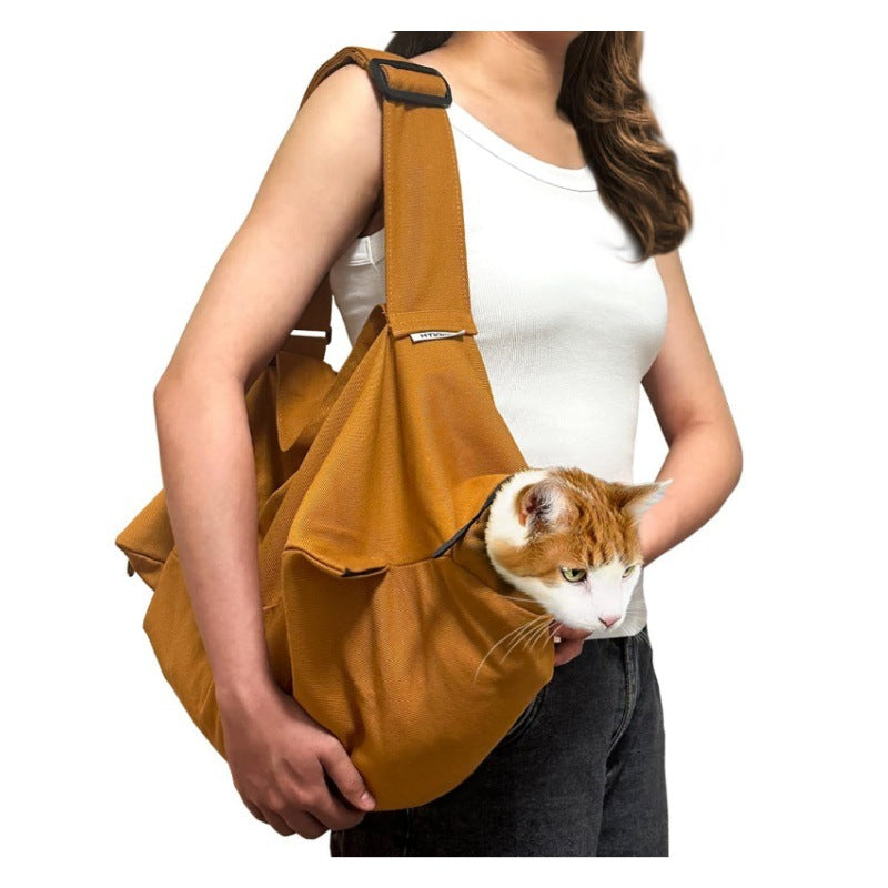 Cat Carrier Bag Shoulder Crossbody Pet Travel Bag
