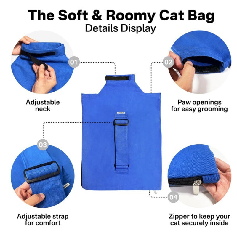 Cat Carrier Bag Shoulder Crossbody Pet Travel Bag