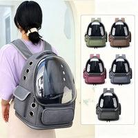 Transparent Pet Travel Backpack