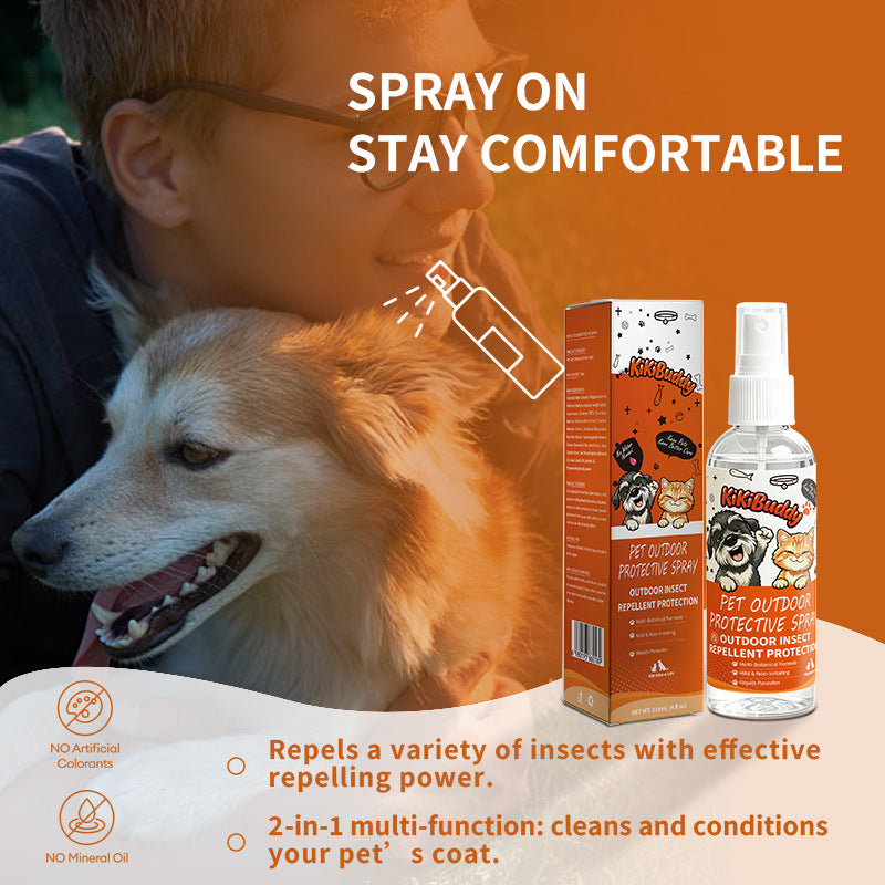 Pet Outdoor Insect Repellent and Fur Care Spray 120ml