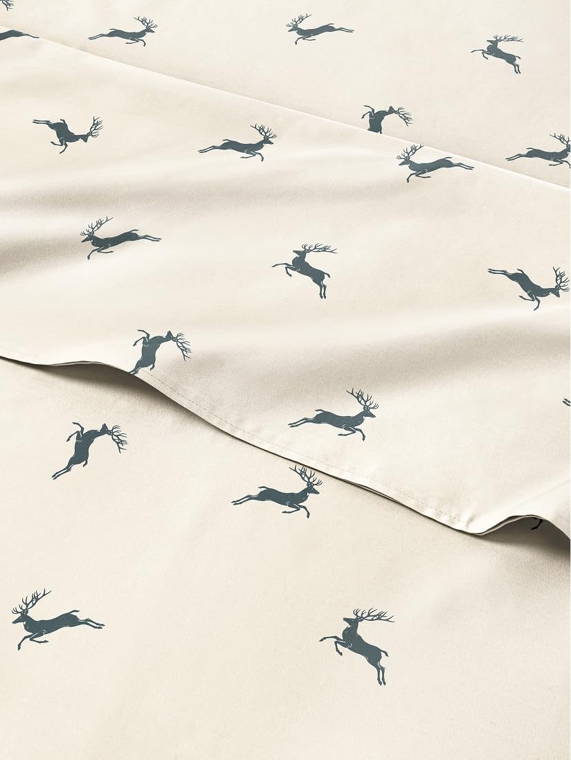 Queen Size 4 Piece Sheet Set - Breathable & Cooling Sheets - Dark Grey