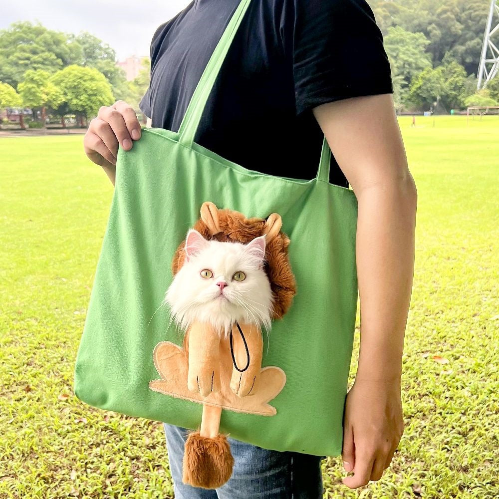 Portable Pet Travel Carrier Bag with Head Opening