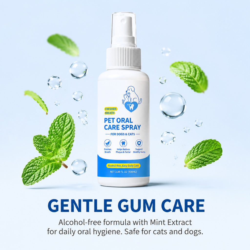 Pet Oral Care Spray for Cats and Dogs