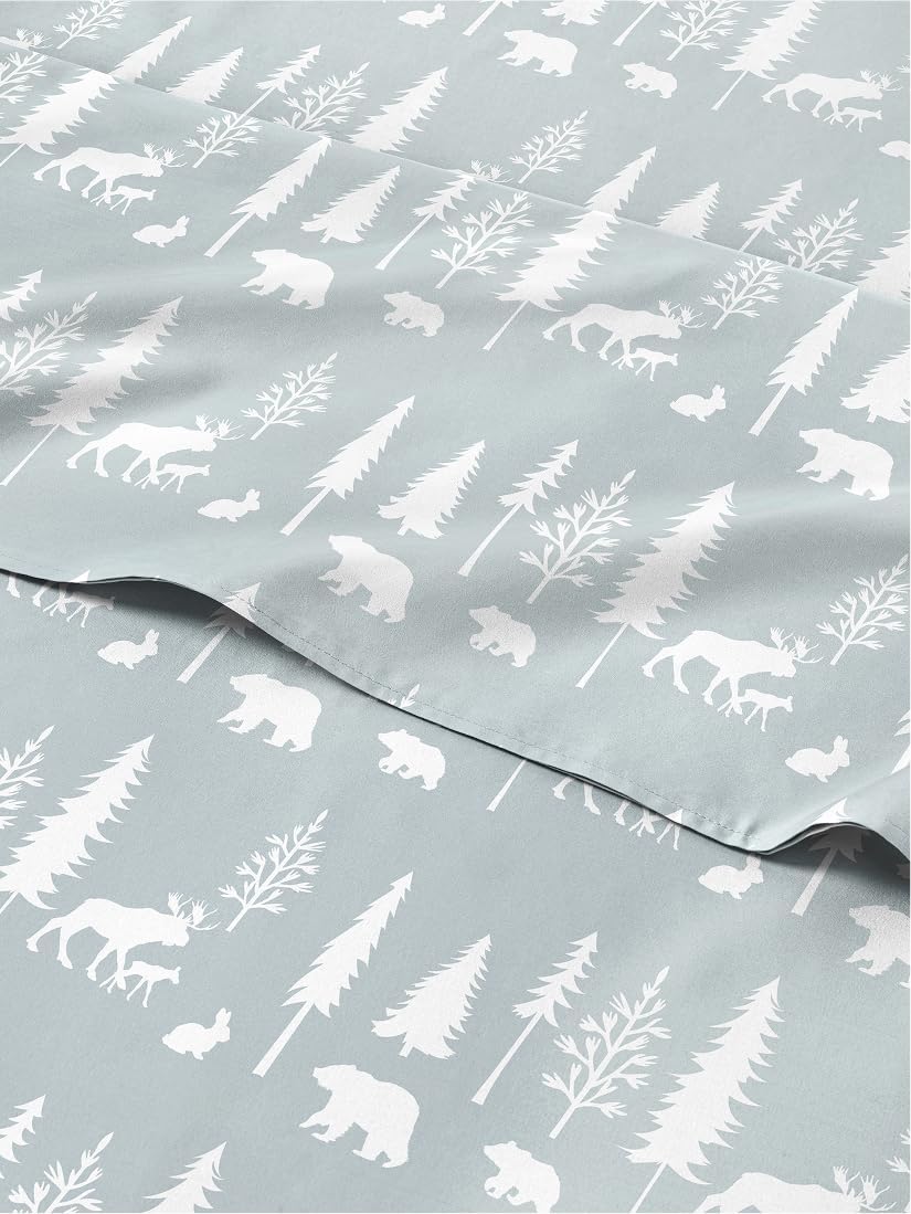 Queen Size 4 Piece Sheet Set - Breathable & Cooling Sheets - Dark Grey