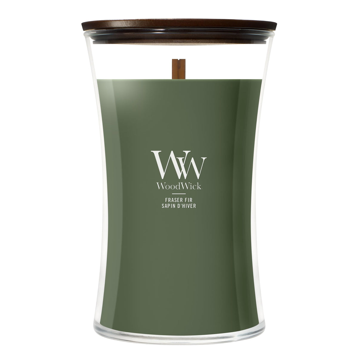 Woodwick Ellipse Scented Candle | Fraser Fir | with Crackling Wick | Burn Time: Up to 50 Hours