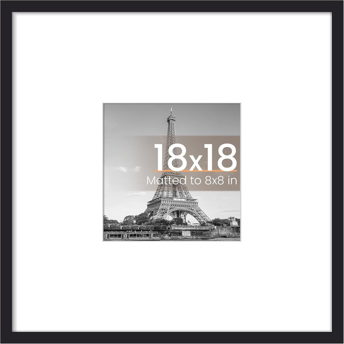 upsimples 22x30 Picture Frame, Wall Decor Poster Frames, Black 1 Pack