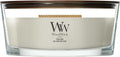 WoodWick Ellipse Scented Candle | Fireside | with Crackling Wick | Burn Time: Up to 50 Hours