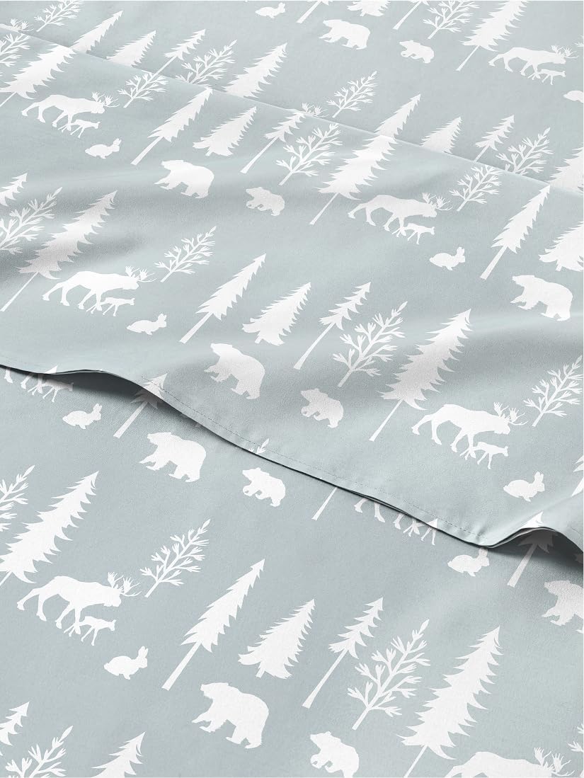 Queen Size 4 Piece Sheet Set - Breathable & Cooling Sheets - Dark Grey