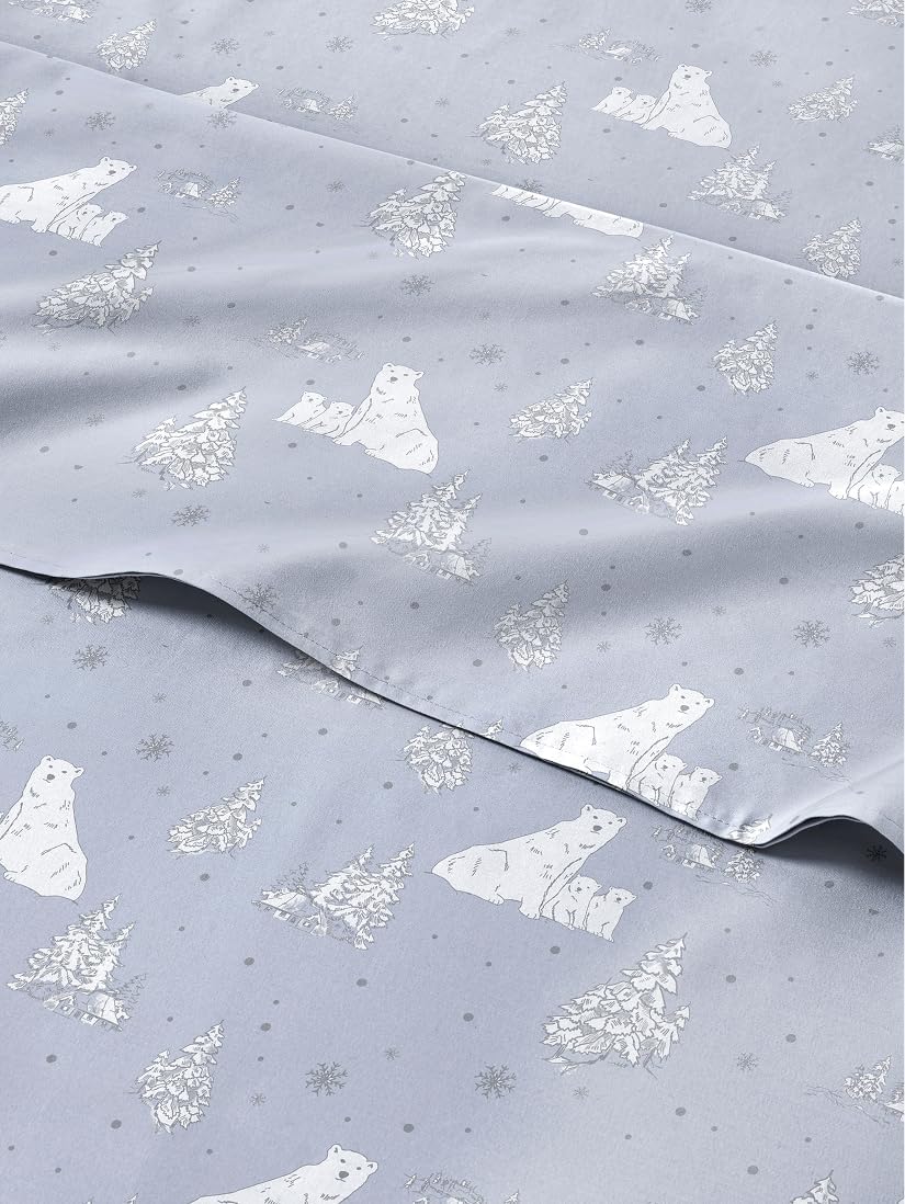 Queen Size 4 Piece Sheet Set - Breathable & Cooling Sheets - Dark Grey