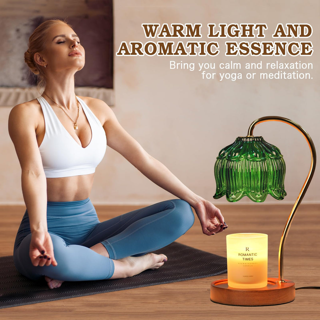 Funistree Candle Warmer Lamp with Timer Dimmer, Gifts for Women Christmas