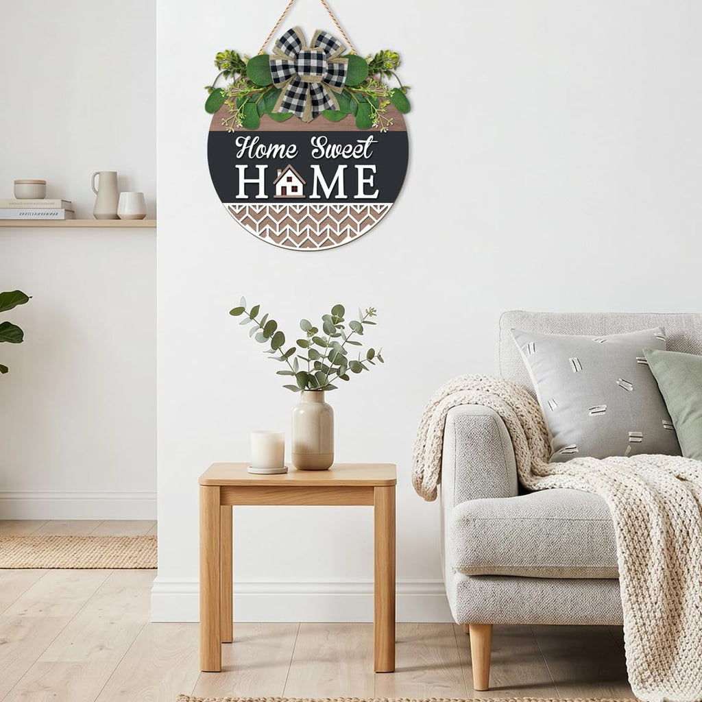 TOARTi Kitchen Hanging Rustic Signs Farmhouse Round Wall Art Home 11.5in