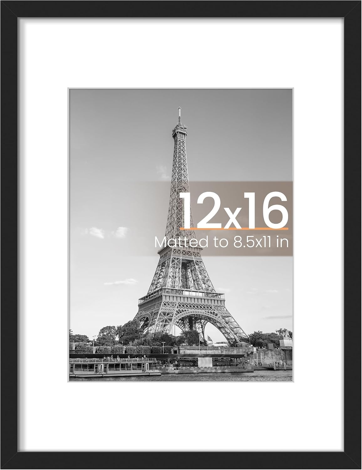 upsimples 22x30 Picture Frame, Wall Decor Poster Frames, Black 1 Pack