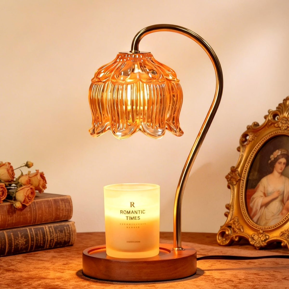 Funistree Candle Warmer Lamp with Timer Dimmer, Gifts for Women Christmas