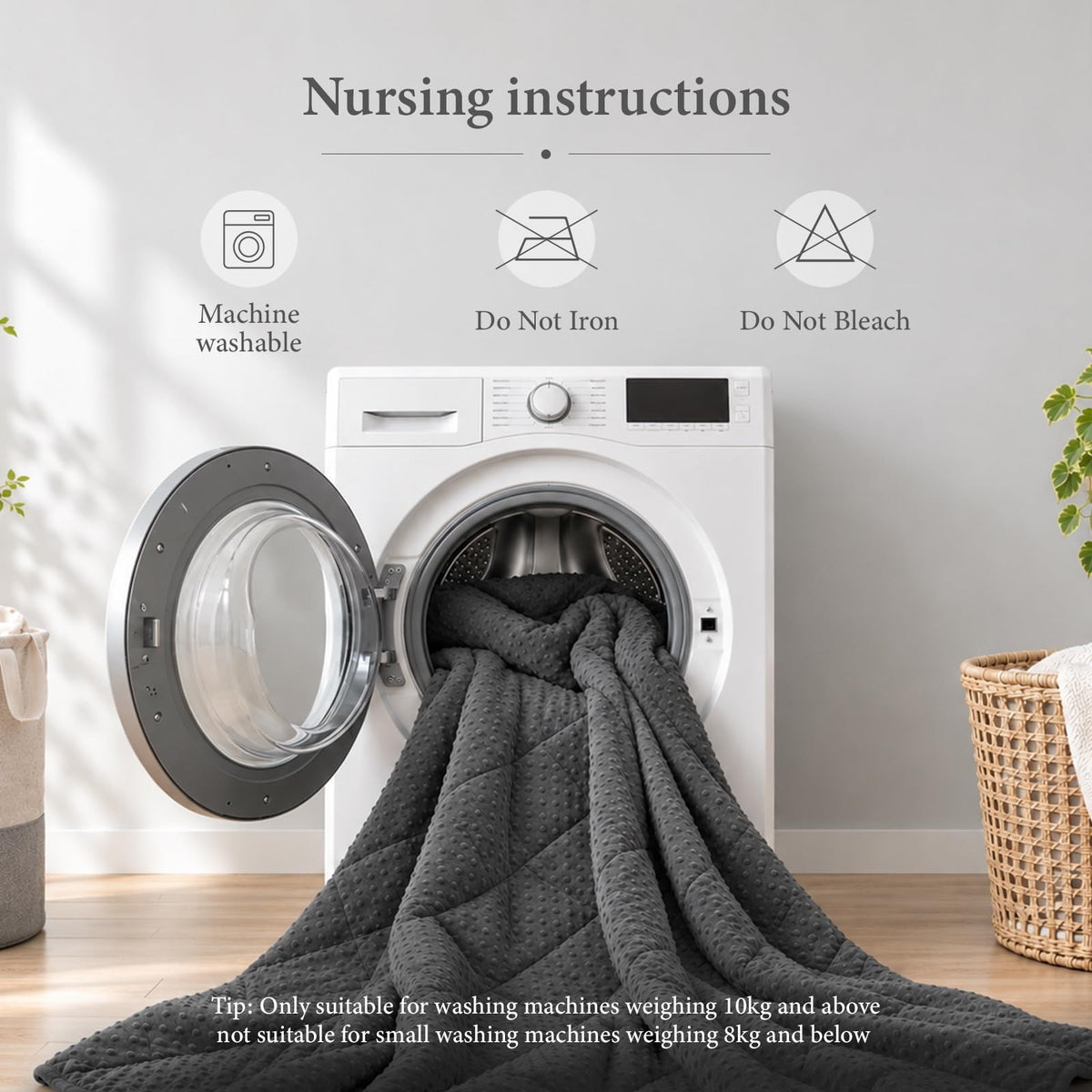 Good Nite Weighted Blanket Adult 6kg 125x180cm Grey