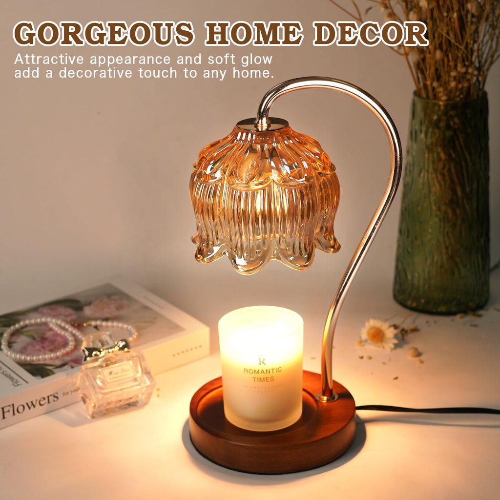 Funistree Candle Warmer Lamp with Timer Dimmer, Gifts for Women Christmas