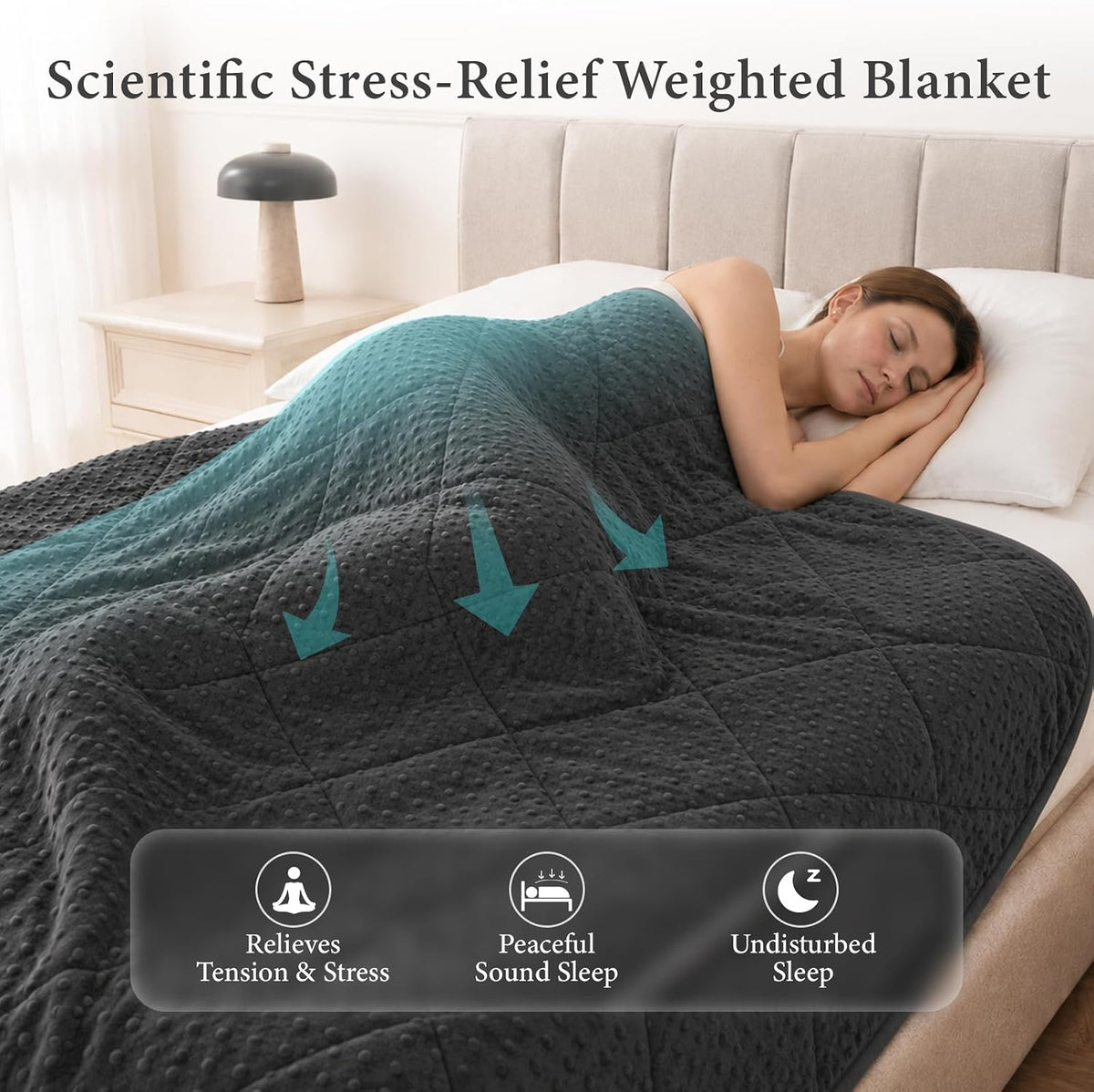 Good Nite Weighted Blanket Adult 6kg 125x180cm Grey