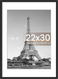 upsimples 22x30 Picture Frame, Wall Decor Poster Frames, Black 1 Pack