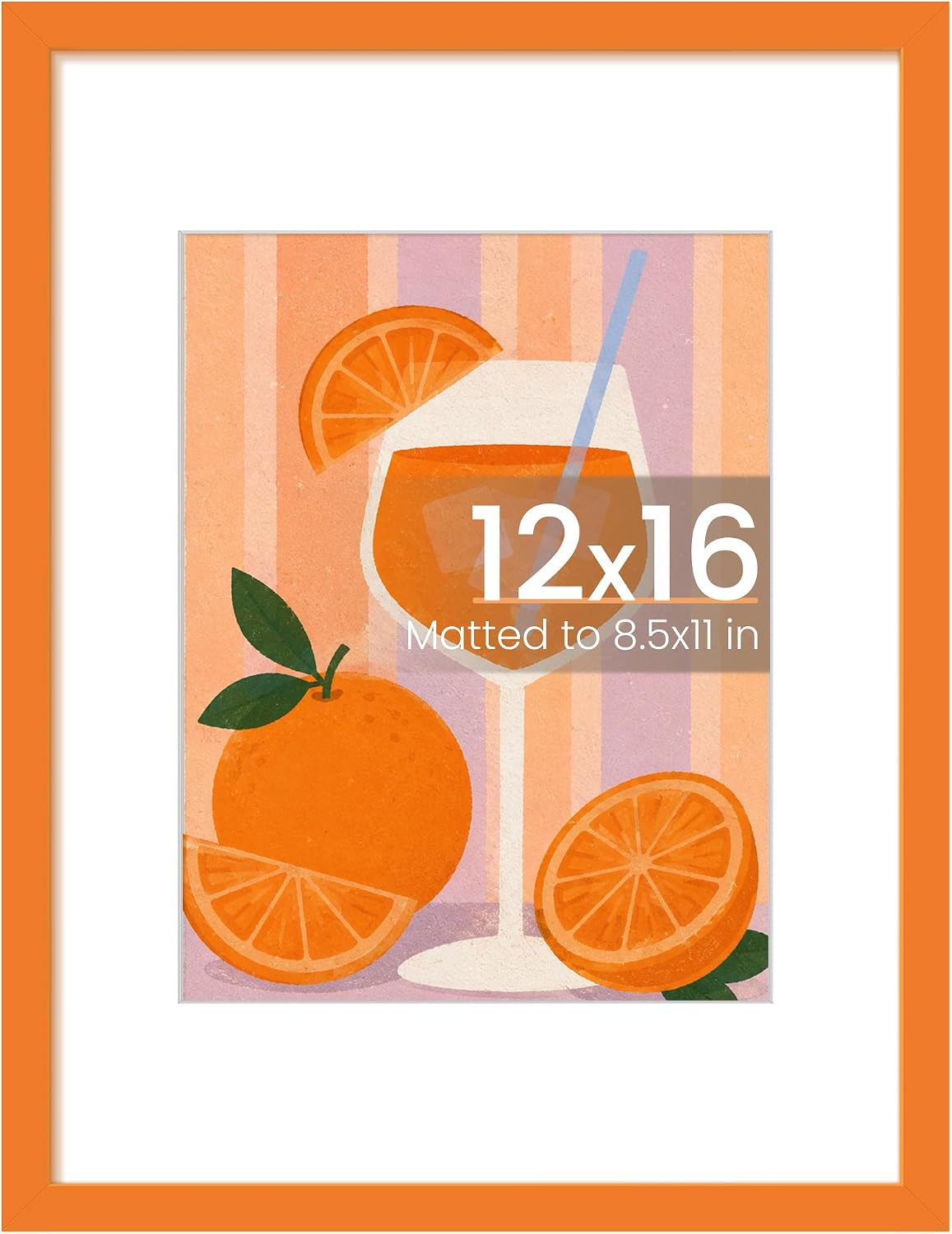 upsimples 22x30 Picture Frame, Wall Decor Poster Frames, Black 1 Pack