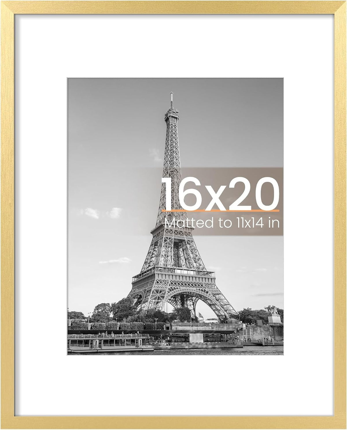 upsimples 22x30 Picture Frame, Wall Decor Poster Frames, Black 1 Pack
