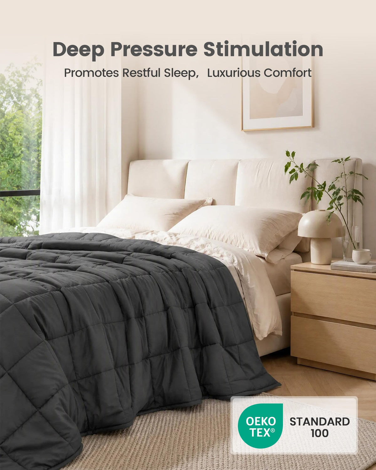 Good Nite Weighted Blanket Adults 8 kg For Better Sleep Stress Relief