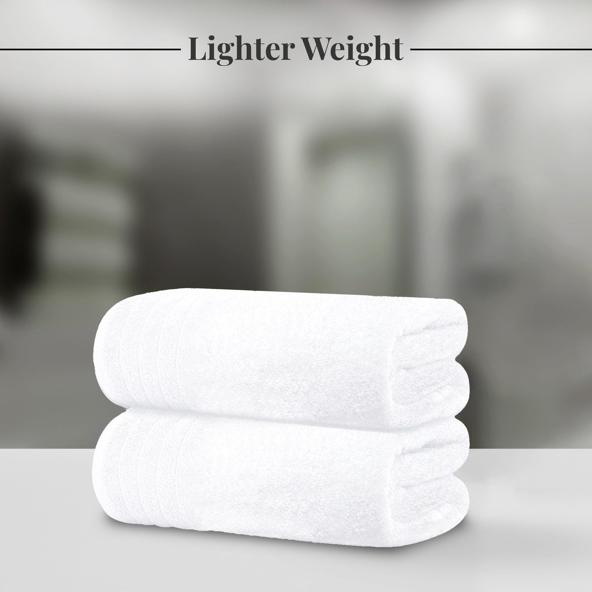 Tens Towels 4 Piece Extra Large Bath Towels 30 x 60 Inches, Dark Grey