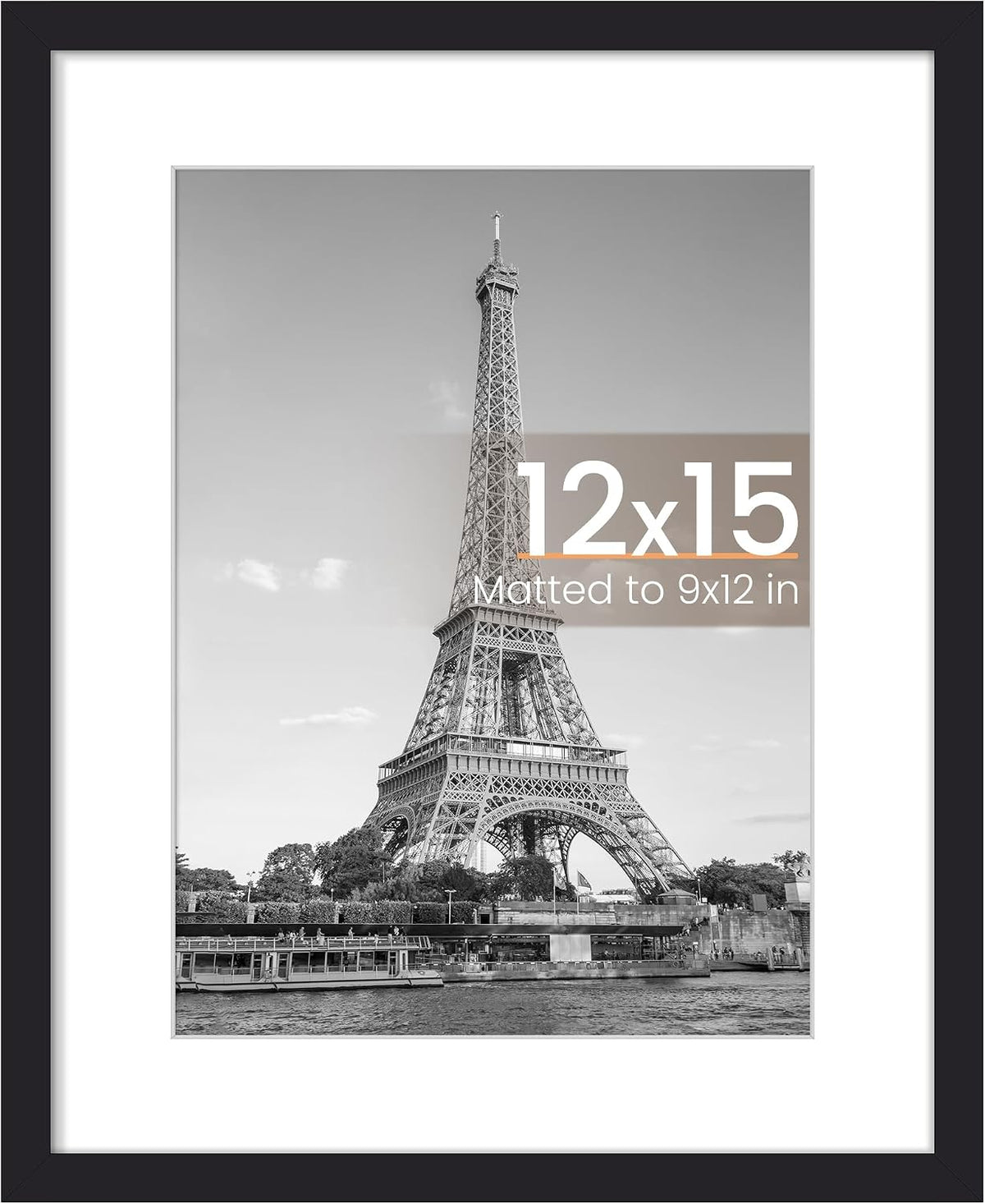 upsimples 22x30 Picture Frame, Wall Decor Poster Frames, Black 1 Pack