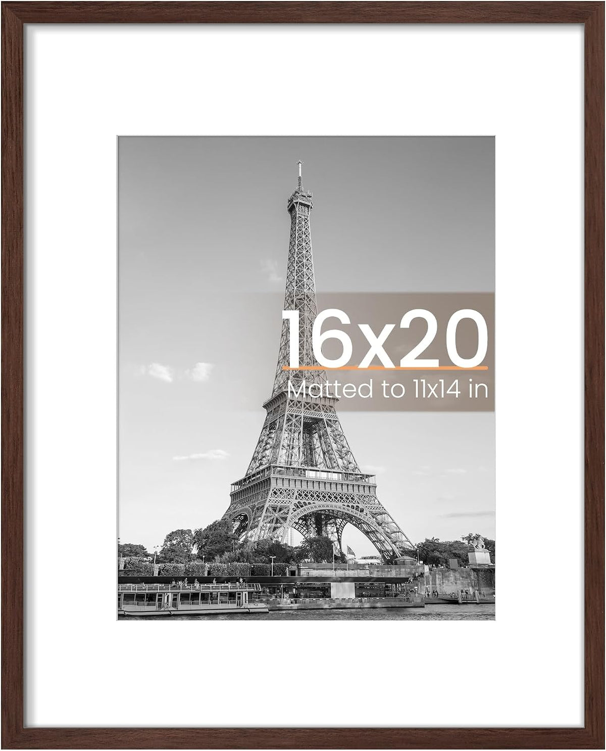 upsimples 22x30 Picture Frame, Wall Decor Poster Frames, Black 1 Pack