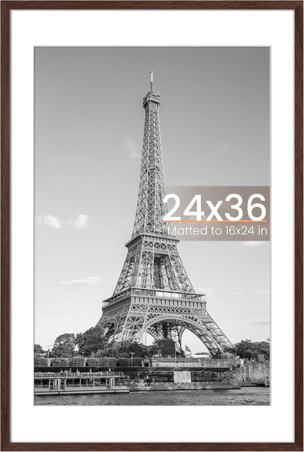 upsimples 22x30 Picture Frame, Wall Decor Poster Frames, Black 1 Pack