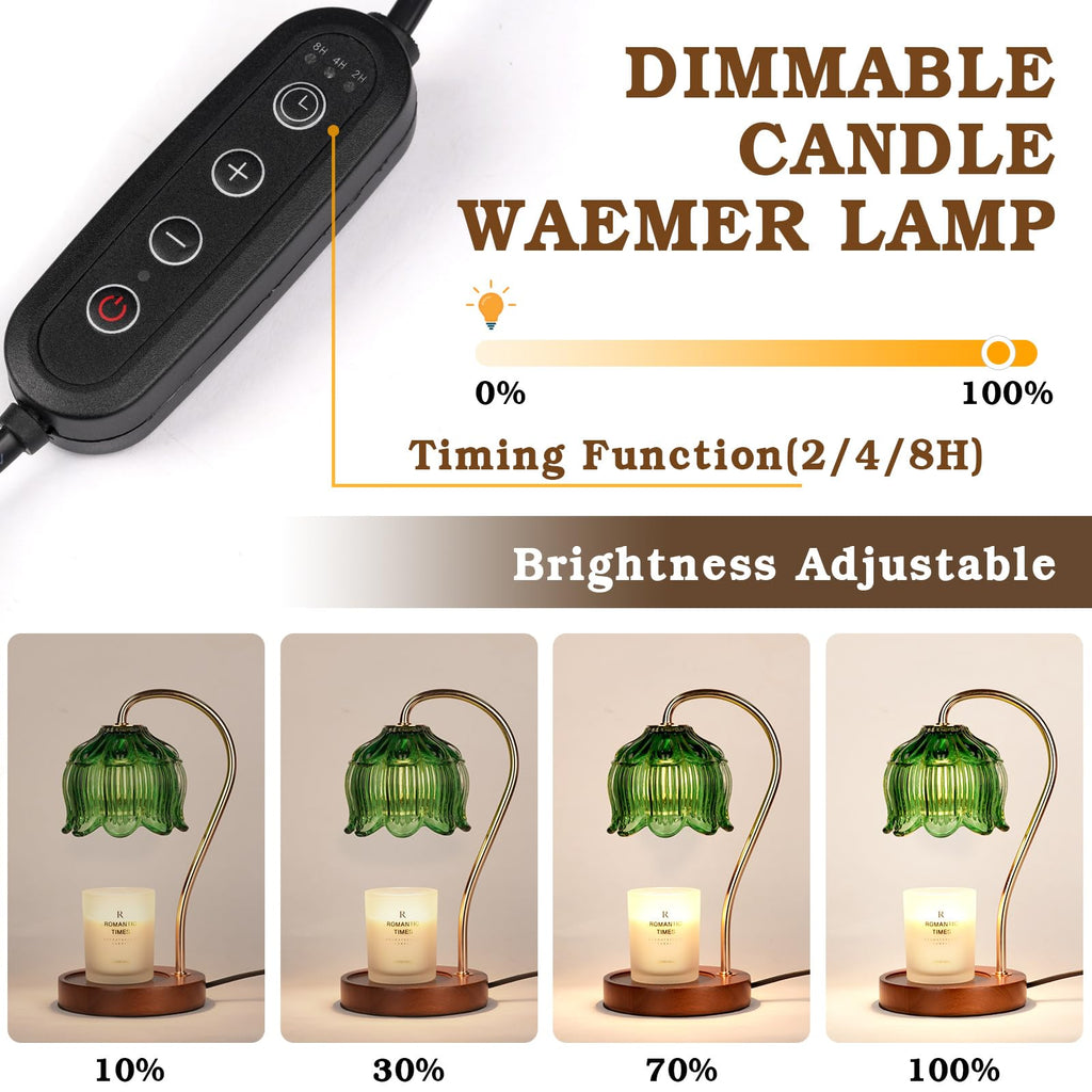 Funistree Candle Warmer Lamp with Timer Dimmer, Gifts for Women Christmas