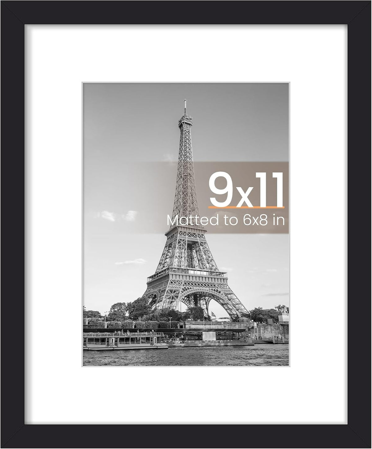 upsimples 22x30 Picture Frame, Wall Decor Poster Frames, Black 1 Pack