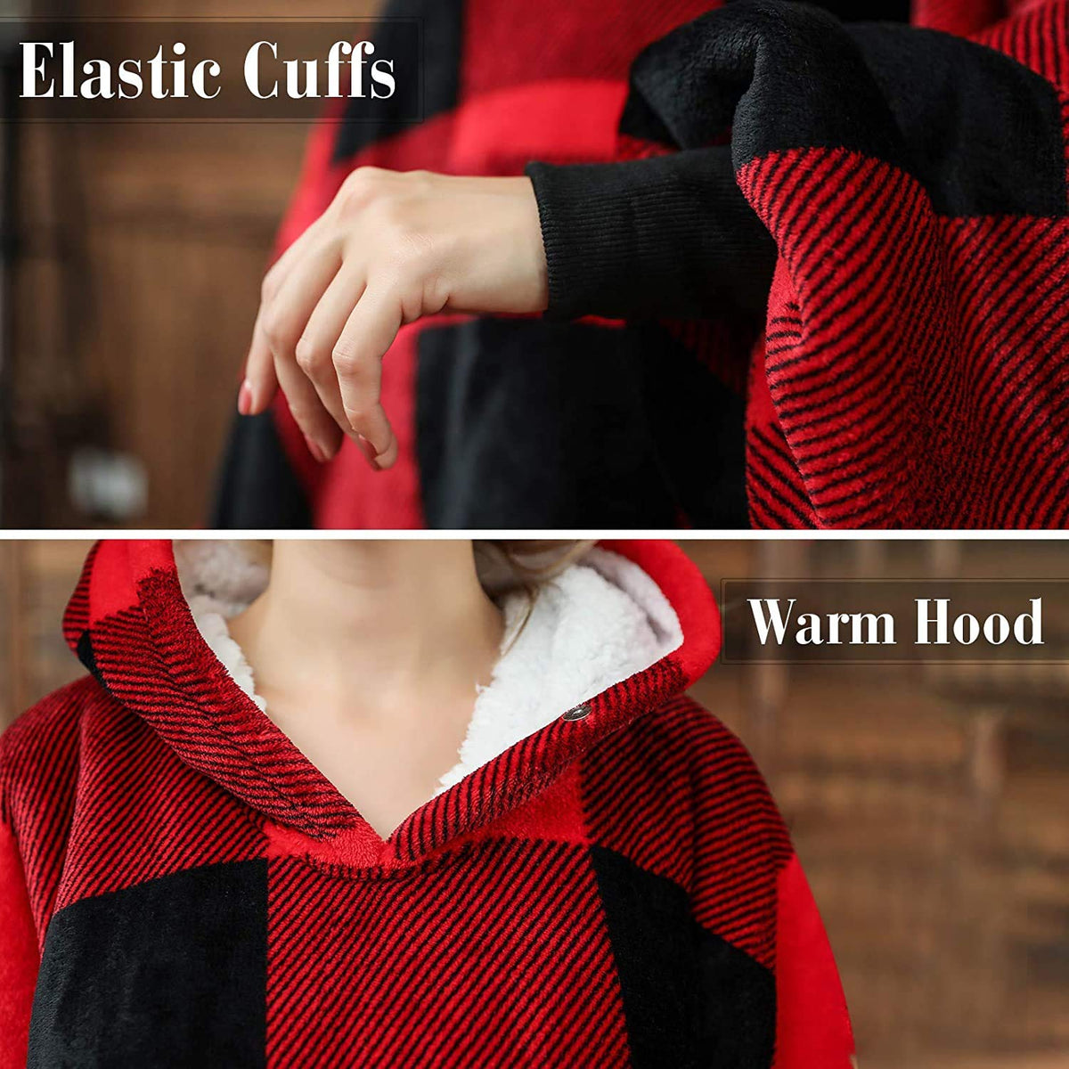 CASKIE Oversized Hoodie Sweatshirt Blanket, TV Super Soft Warm Comfortable Blanket Hoodie, Soft Cozy Warm Comfortable Novelty Hoodies, One Size Fits All, TV-Blanket for Men Women Teenagers Kids