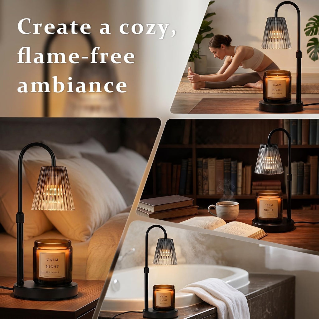 Funistree Candle Warmer Lamp with Timer Dimmer, Gifts for Women Christmas