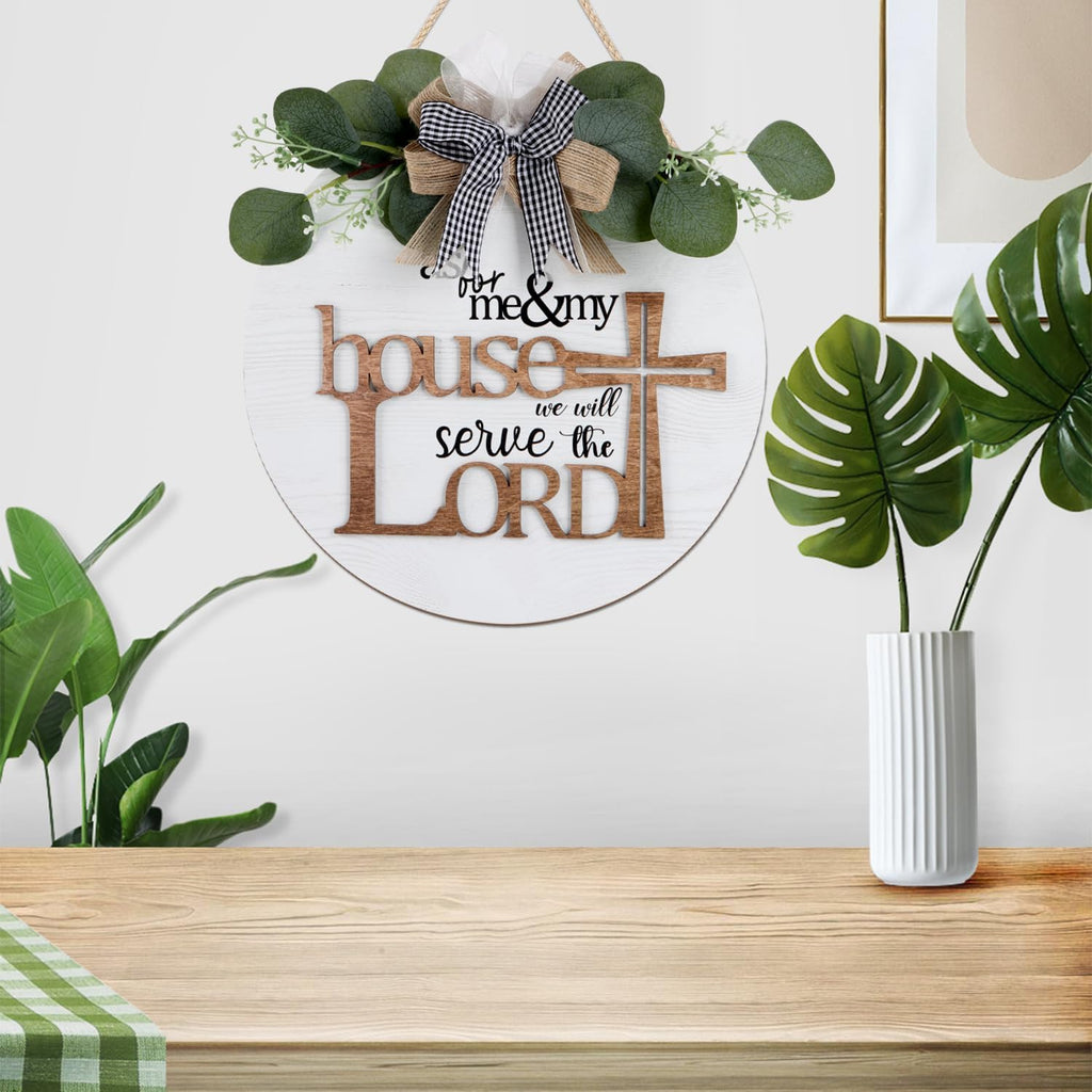 TOARTi Kitchen Hanging Rustic Signs Farmhouse Round Wall Art Home 11.5in