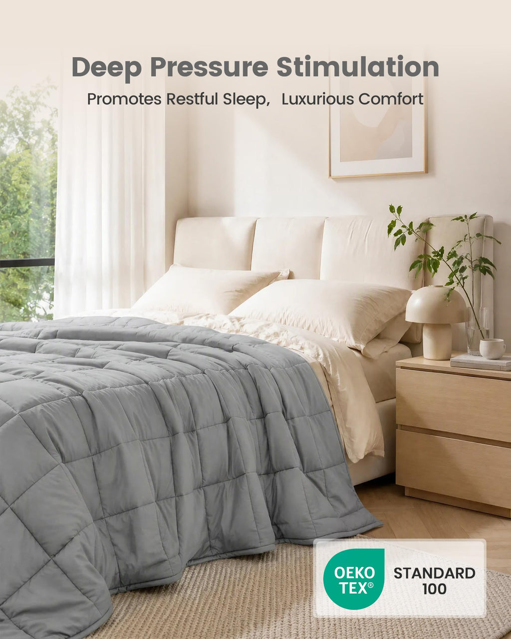 Good Nite Weighted Blanket Adults 8 kg For Better Sleep Stress Relief