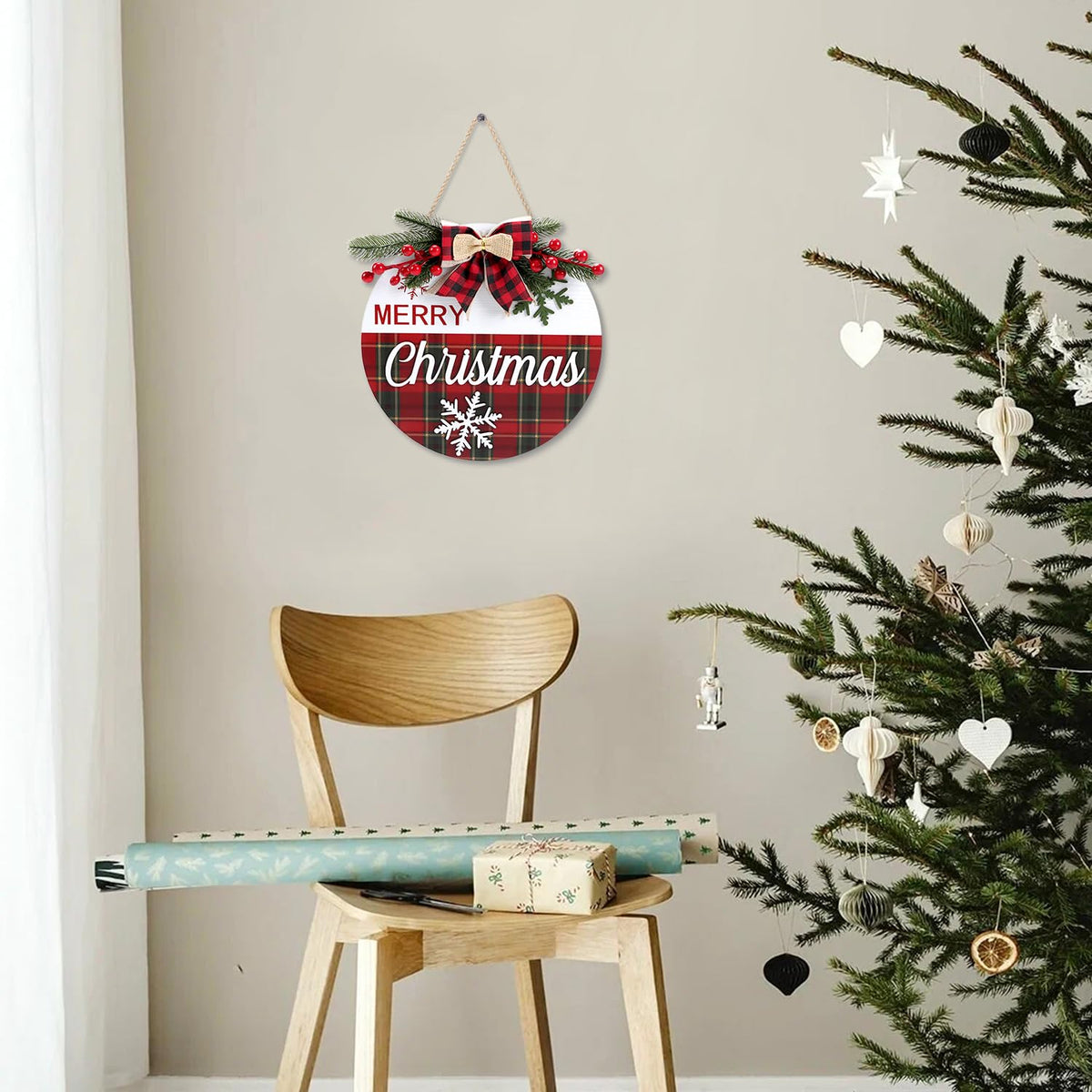 TOARTi Kitchen Hanging Rustic Signs Farmhouse Round Wall Art Home 11.5in