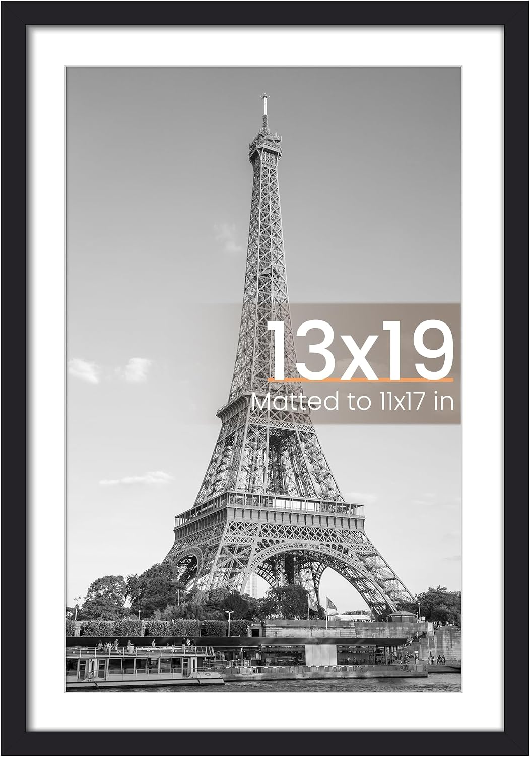 upsimples 22x30 Picture Frame, Wall Decor Poster Frames, Black 1 Pack