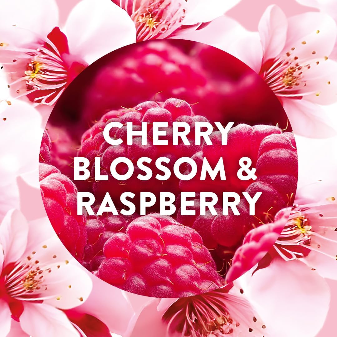 Air Wick Cherry Blossom & Raspberry Aerosol-Free Automatic Spray Kit, Lasts up to 70 Days, Air Freshener