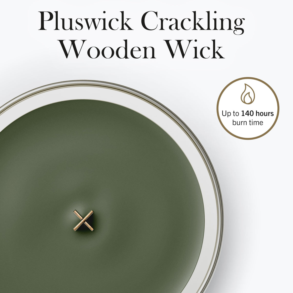 Woodwick Ellipse Scented Candle | Fraser Fir | with Crackling Wick | Burn Time: Up to 50 Hours