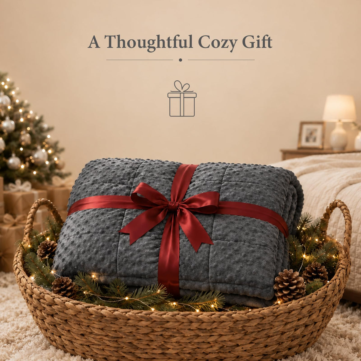 Good Nite Weighted Blanket Adult 6kg 125x180cm Grey