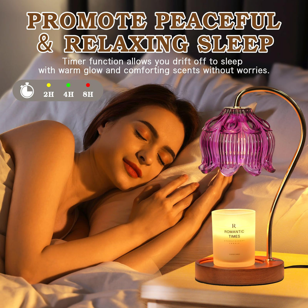 Funistree Candle Warmer Lamp with Timer Dimmer, Gifts for Women Christmas