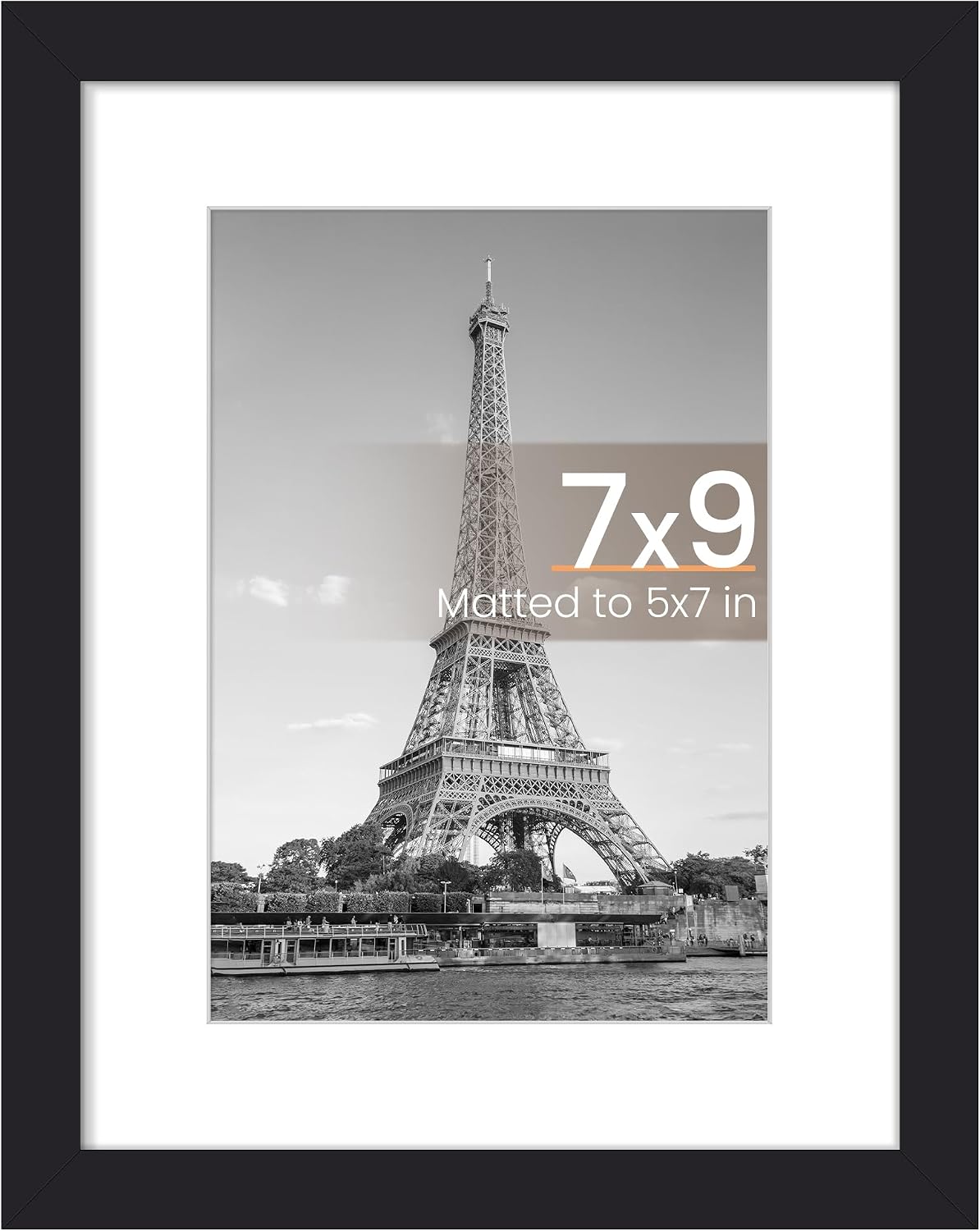 upsimples 22x30 Picture Frame, Wall Decor Poster Frames, Black 1 Pack