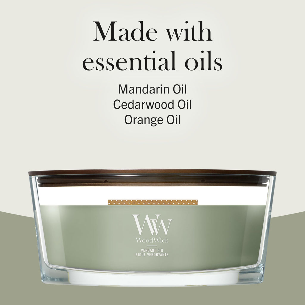 Woodwick Ellipse Scented Candle | Fraser Fir | with Crackling Wick | Burn Time: Up to 50 Hours