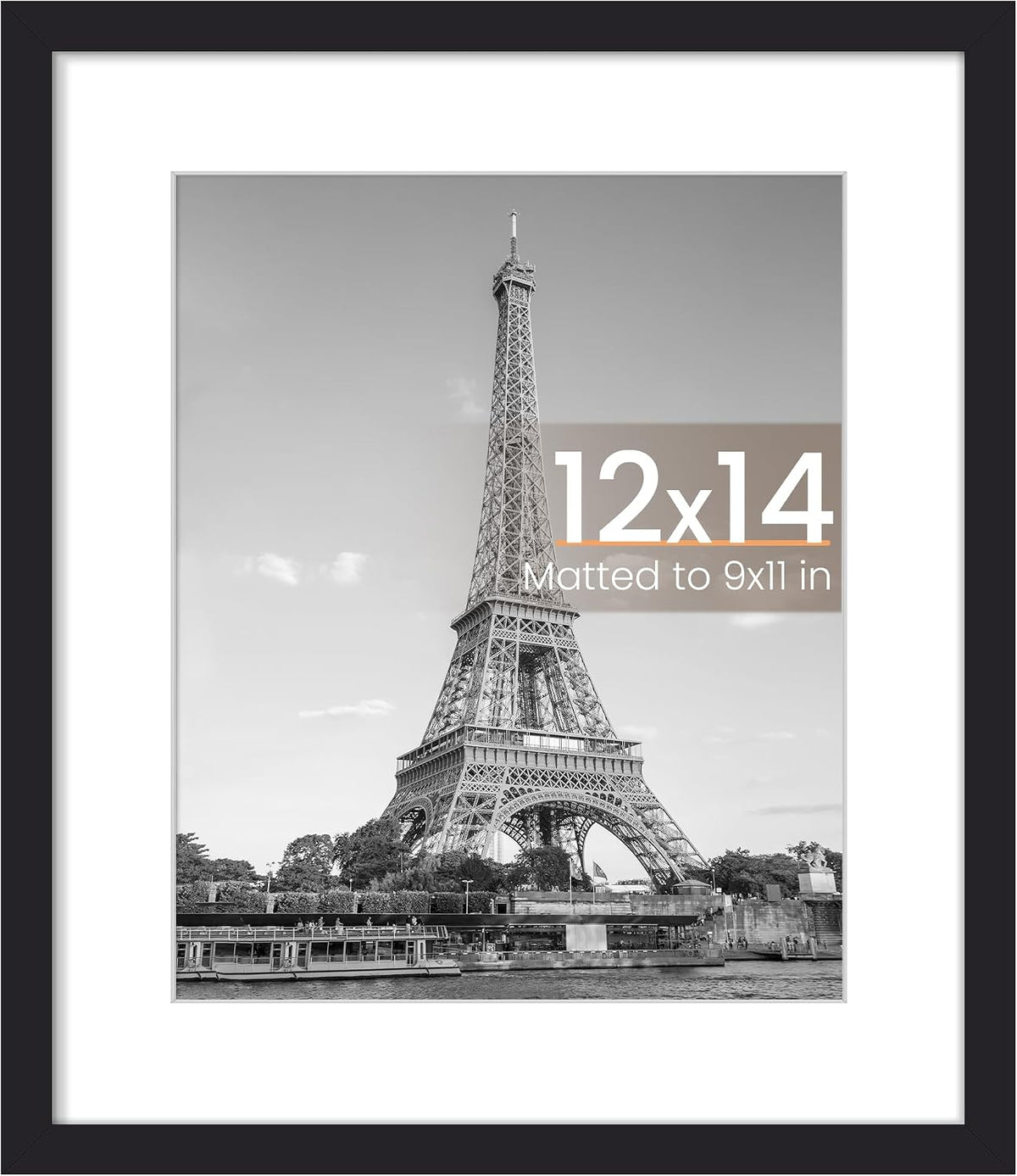 upsimples 22x30 Picture Frame, Wall Decor Poster Frames, Black 1 Pack