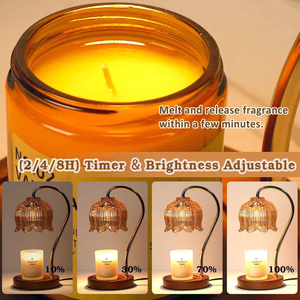Funistree Candle Warmer Lamp with Timer Dimmer, Gifts for Women Christmas