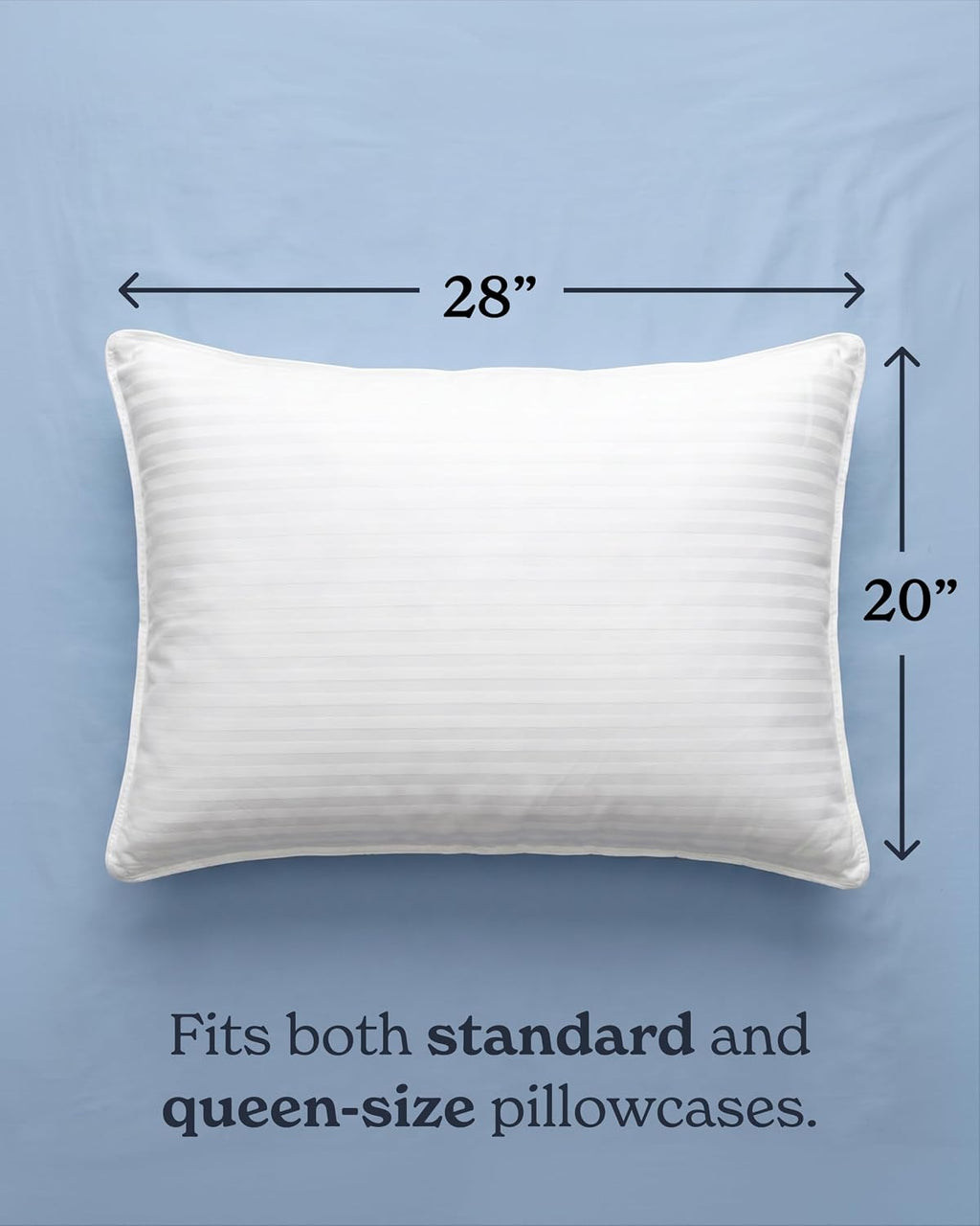 Beckham Hotel Collection Bed Pillows Standard/Queen Size Set of 2