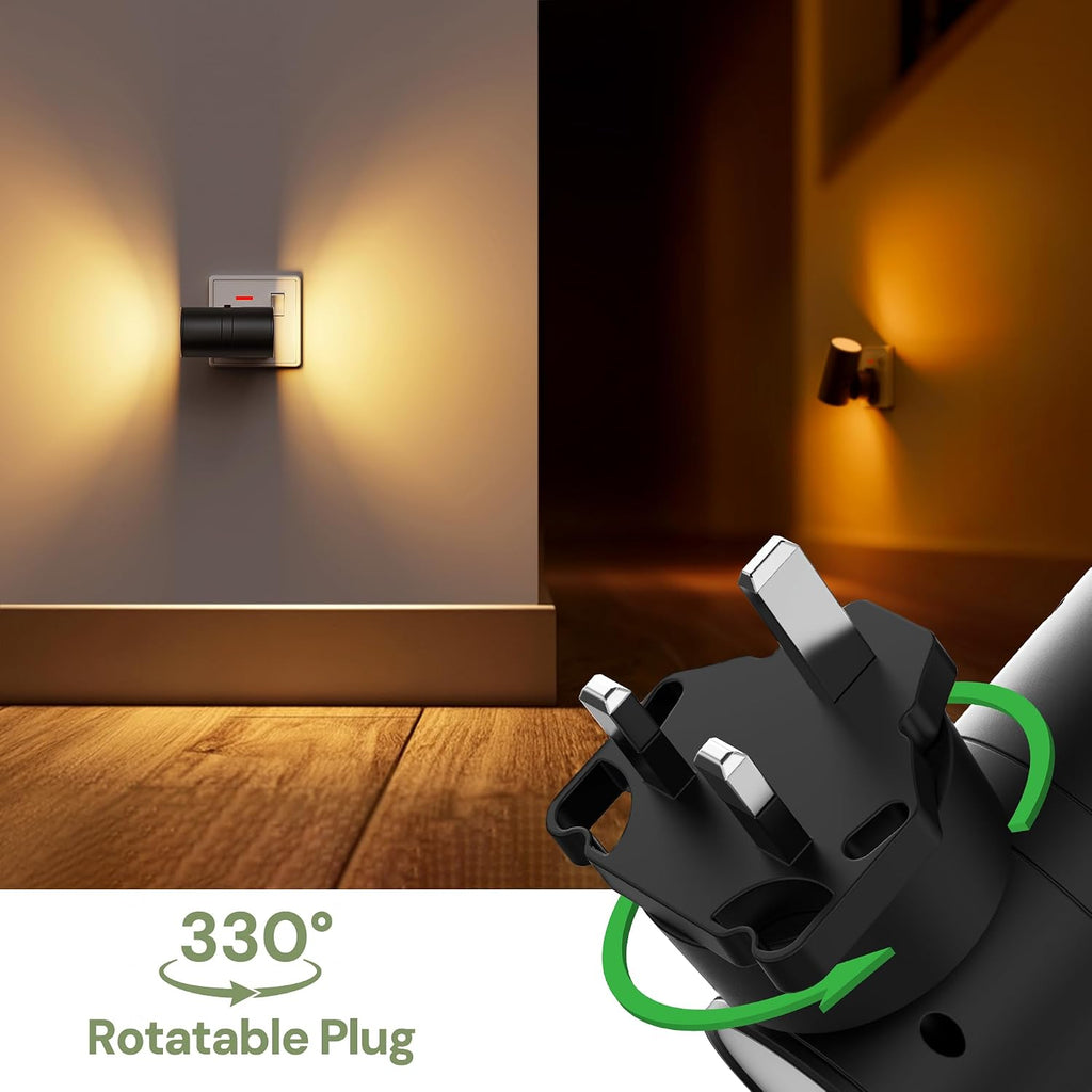 LOHAS-LED Night Light Plug in Wall,1W Dimmable LED Nightlight with 5CCT