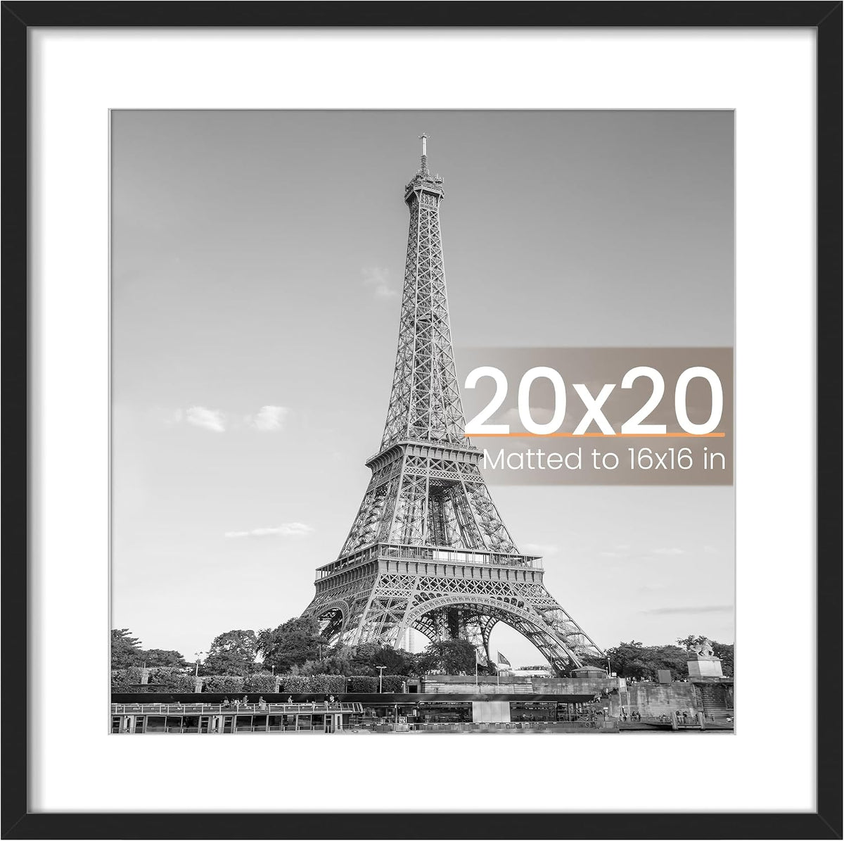 upsimples 22x30 Picture Frame, Wall Decor Poster Frames, Black 1 Pack