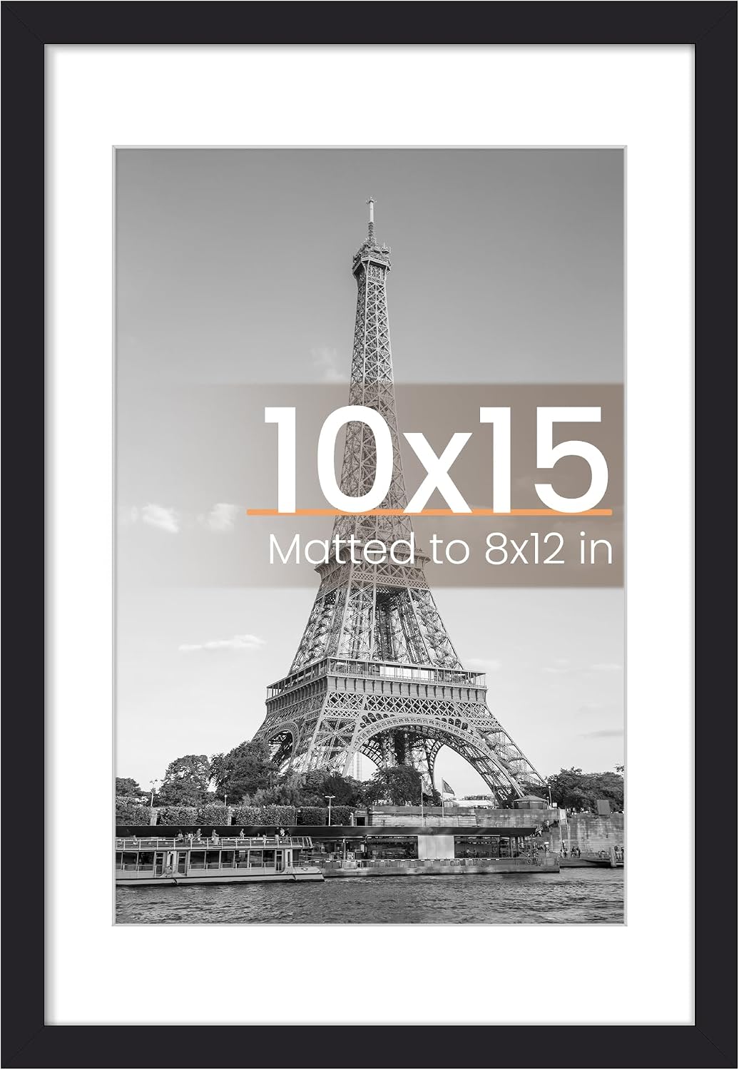upsimples 22x30 Picture Frame, Wall Decor Poster Frames, Black 1 Pack
