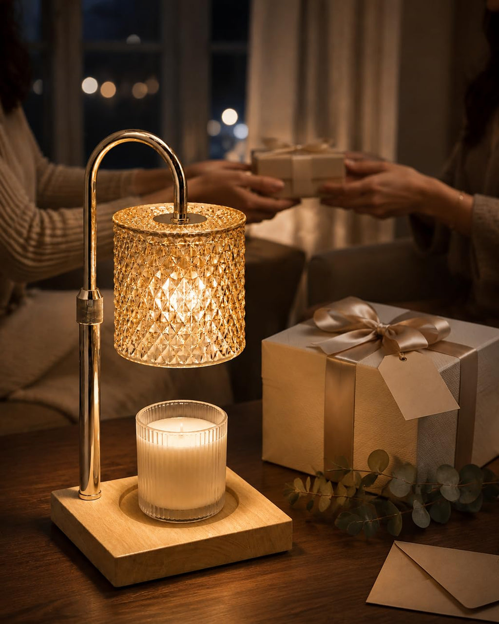 Funistree Candle Warmer Lamp with Timer Dimmer, Gifts for Women Christmas