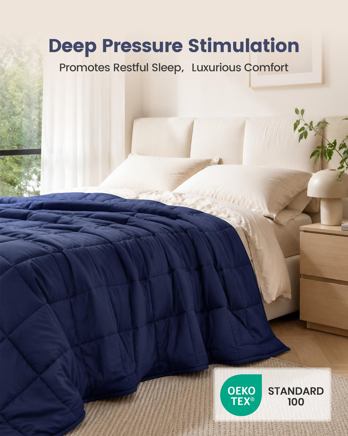 Good Nite Weighted Blanket Adults 8 kg For Better Sleep Stress Relief